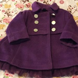 Baby Gap girl purple jacket, 12-18 mos. EUC.